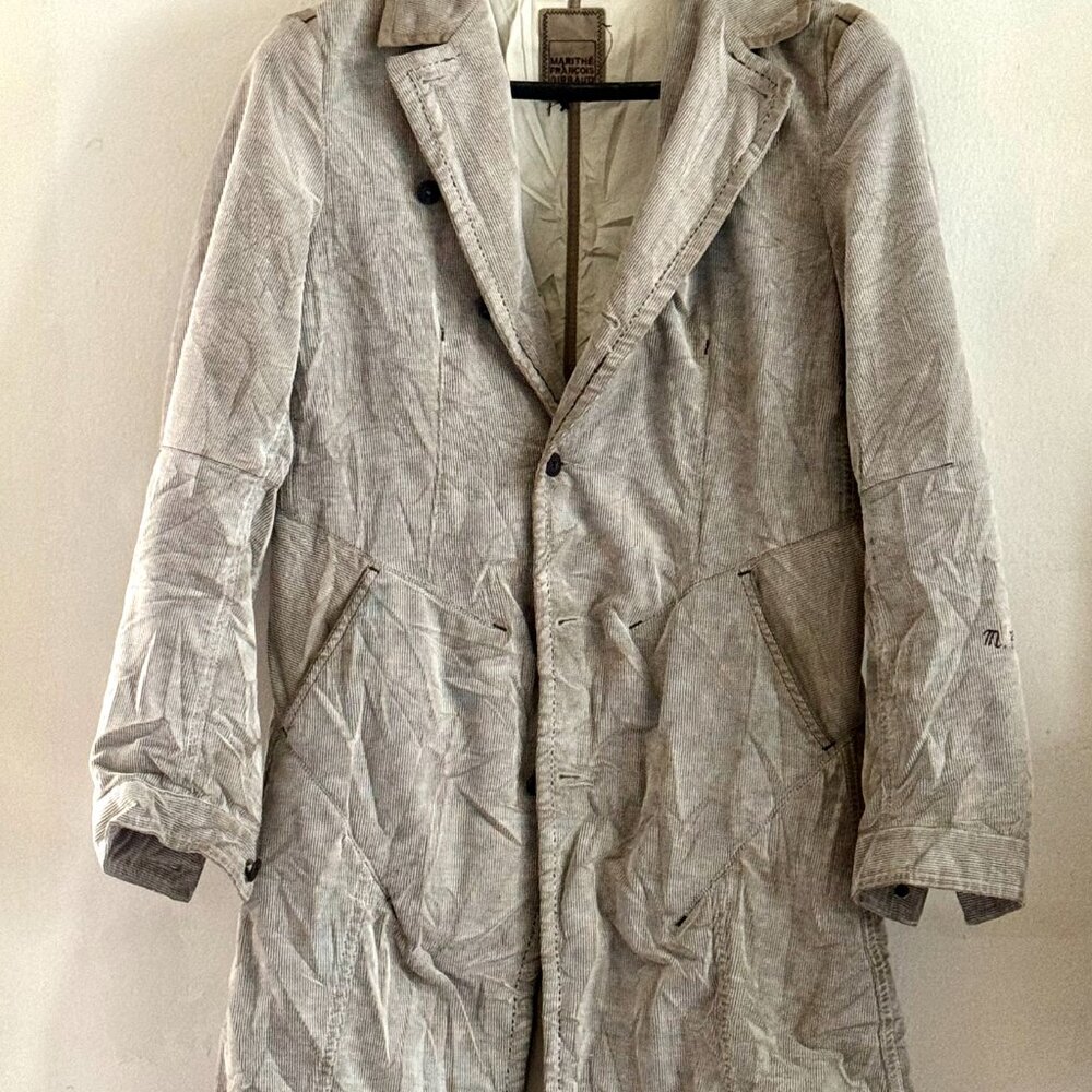VINTAGE M.F.GIRBAUD GORGEOUS UNISEX VELVET CORDUROY COAT SIZE 4-6